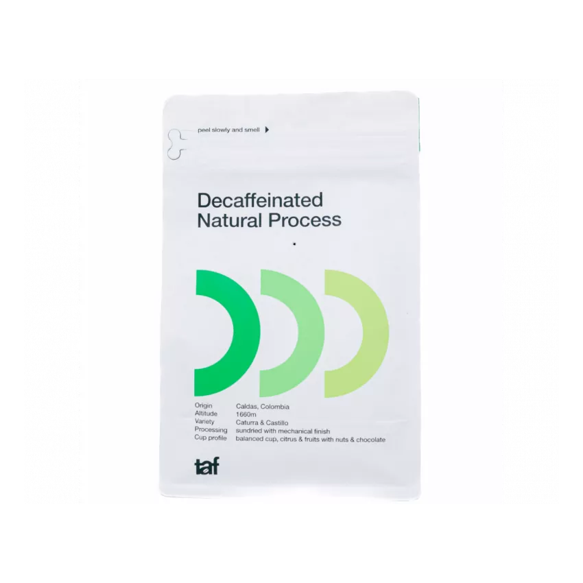 Taf decaffeinated καφές σε κόκκους 250gr Taf decaffeinated καφές σε κόκκους 250gr