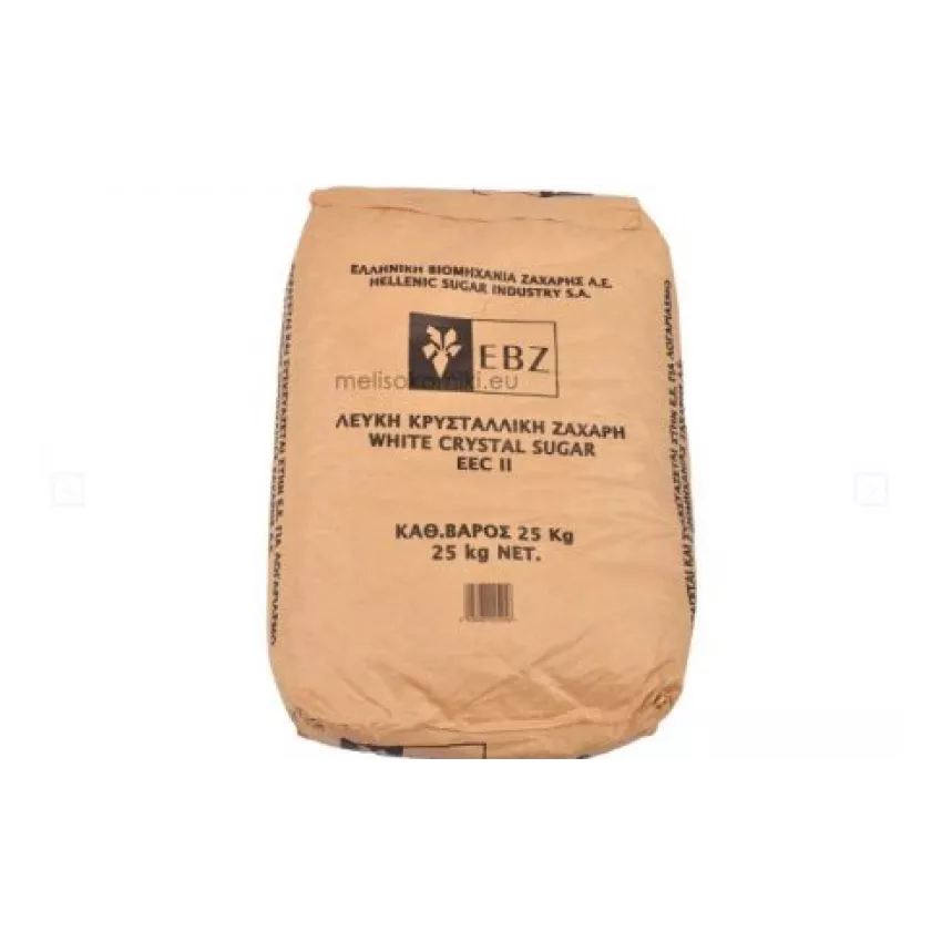 Ζάχαρη λευκή κρυσταλλική 25kg Ζάχαρη λευκή κρυσταλλική 25kg