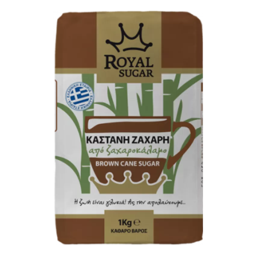 Ζάχαρη καστανή 1kg Ζάχαρη καστανή 1kg