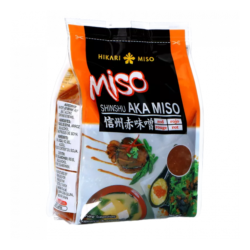Miso soybean paste red aka Miso Hikari 400gr Miso soybean paste red aka Miso Hikari 400gr