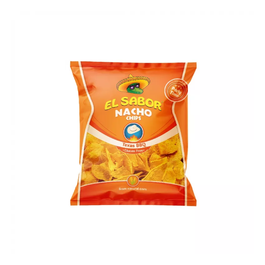 Nacho chips bbq El Sabor 425gr Nacho chips bbq El Sabor 425gr
