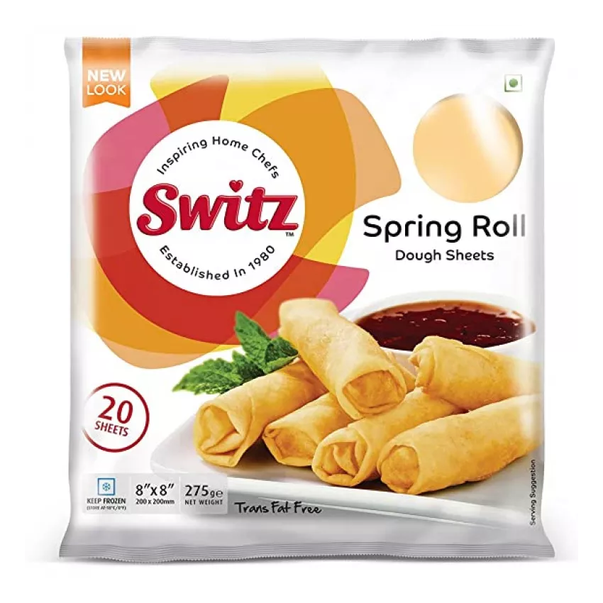 Spring roll wrappers 200mm (20shts) Switz 275gr Spring roll wrappers 200mm (20shts) Switz 275gr