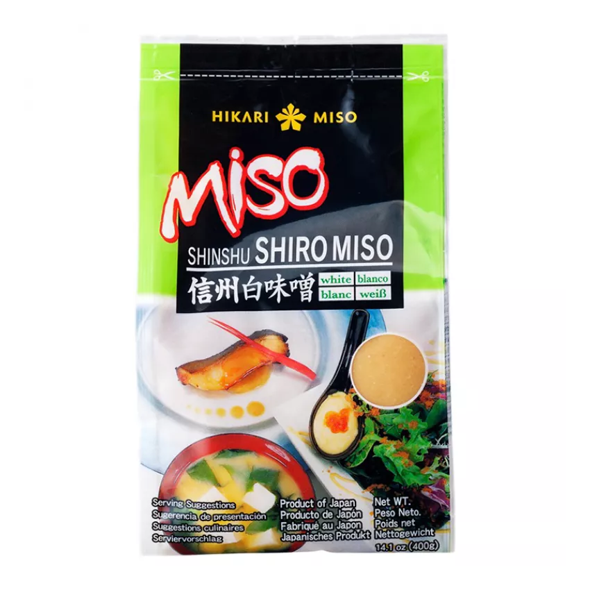 Miso soybean paste white (shiro miso) Hikari 400gr Miso soybean paste white (shiro miso) Hikari 400gr