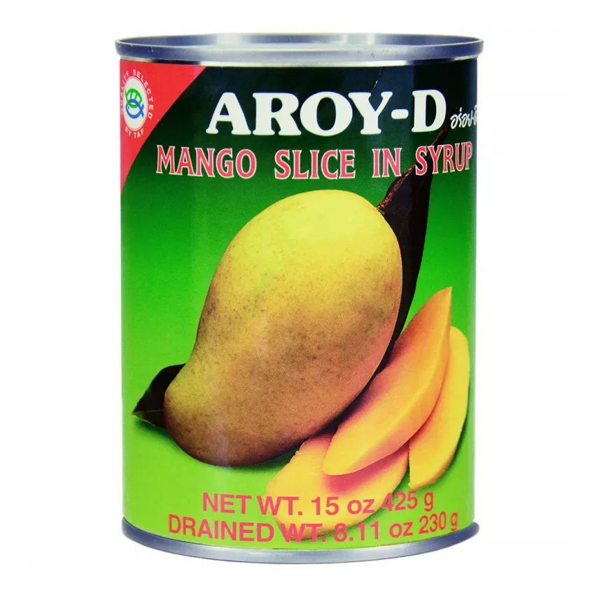Mango slices in syrup AROY-D 425gr Mango slices in syrup AROY-D 425gr