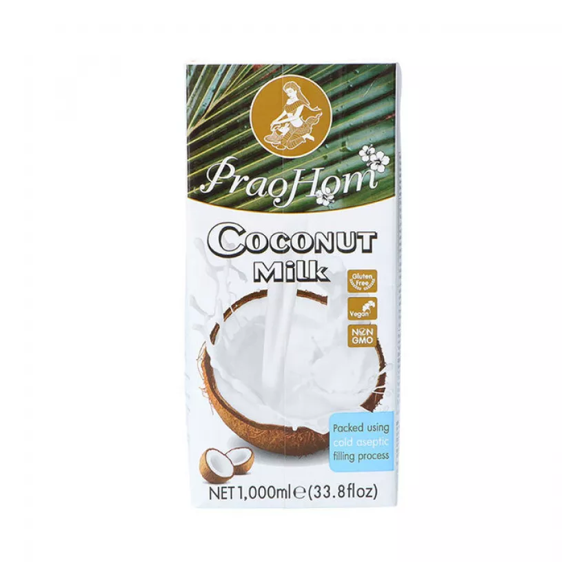 Coconut milk 17-19% (uht) Prao Hom 12x1000ml Coconut milk 17-19% (uht) Prao Hom 12x1000ml