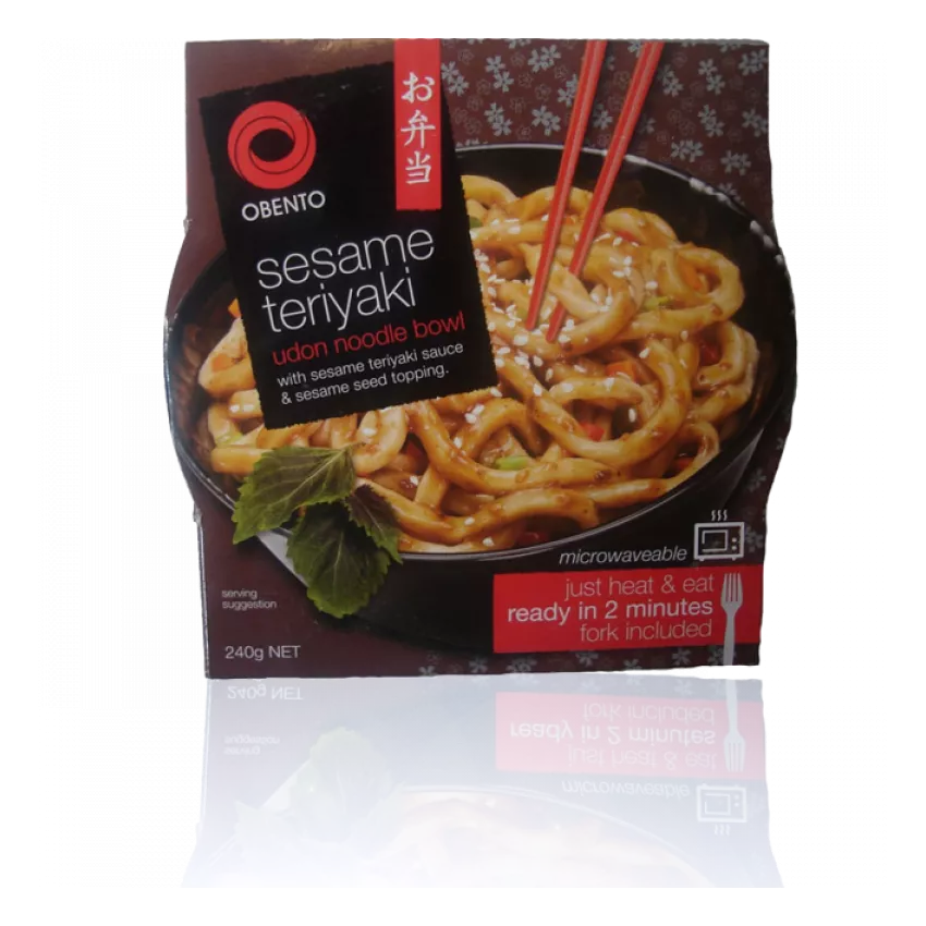 Sesame teriyaki udon noodle bowl Obento 4/6x240gr