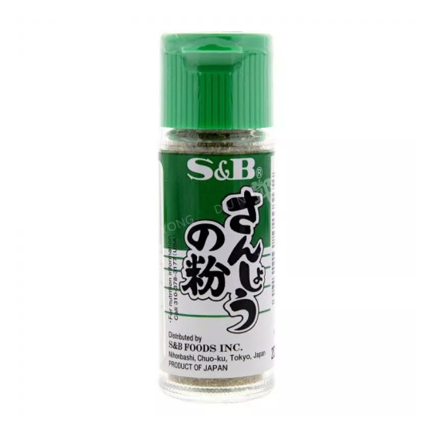 Japanese sansho pepper S&B 12gr Japanese sansho pepper S&B 12gr