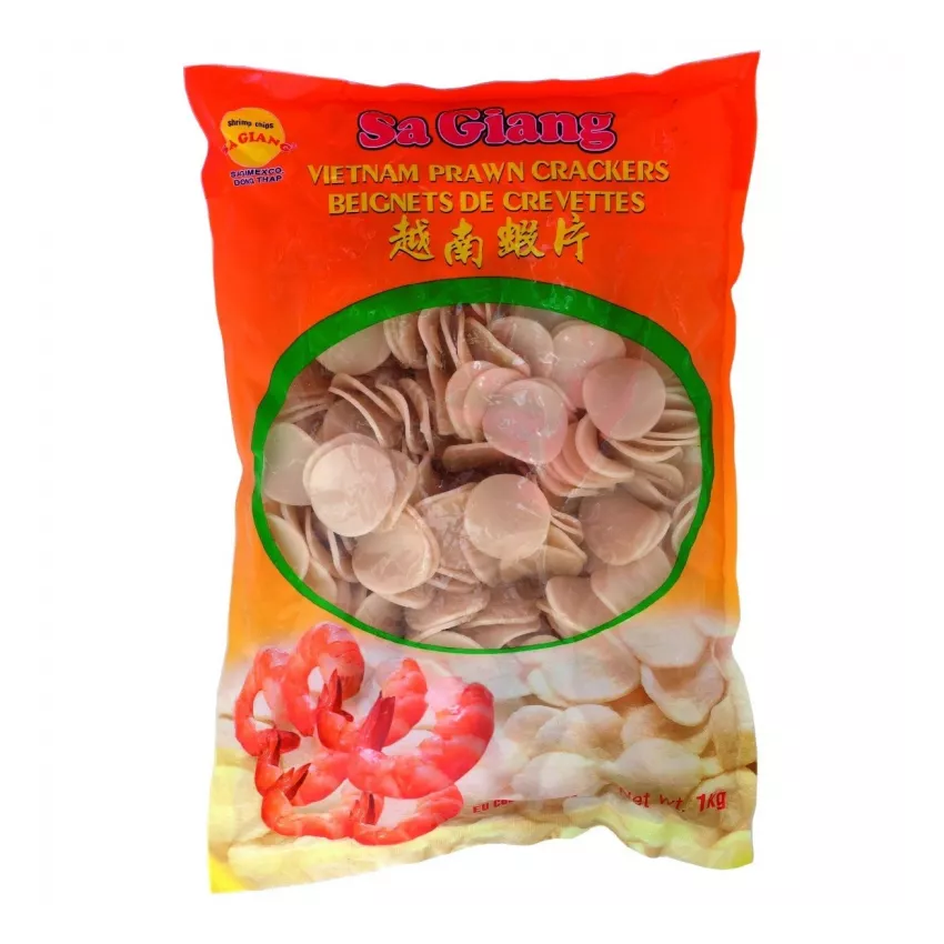 Prawn crackers vietnam Sa Giang 1kg Prawn crackers vietnam Sa Giang 1kg