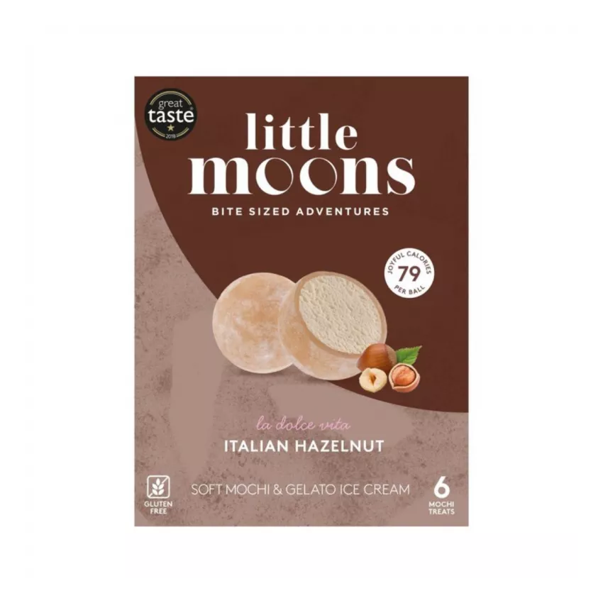 Mochi ice hazelnut ice cream Little Moons 10x192gr Mochi ice hazelnut ice cream Little Moons 10x192gr