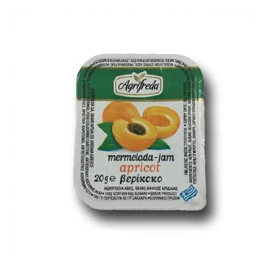 Μαρμελάδα βερίκοκο μερίδα 228χ20gr Μαρμελάδα βερίκοκο μερίδα 228χ20gr