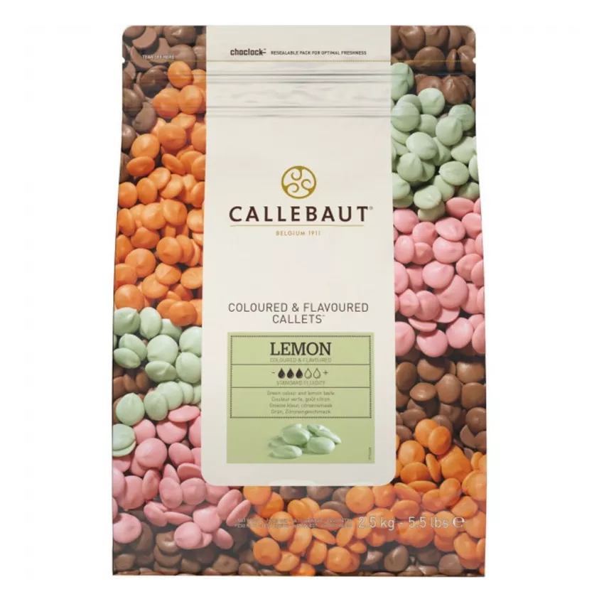 Σοκολάτα lime 27.5% callets Barry Callebaut 2.5kg Σοκολάτα lime 27.5% callets Barry Callebaut 2.5kg