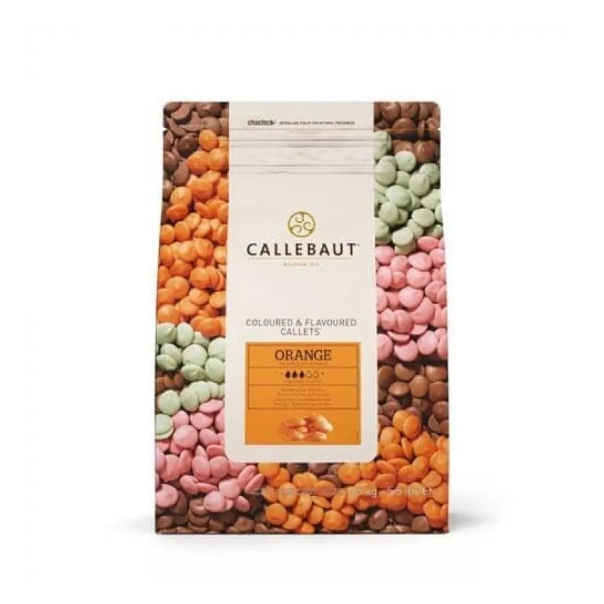Σοκολάτα πορτοκάλι 29% callets Barry Callebaut 2.5kg Σοκολάτα πορτοκάλι 29% callets Barry Callebaut 2.5kg