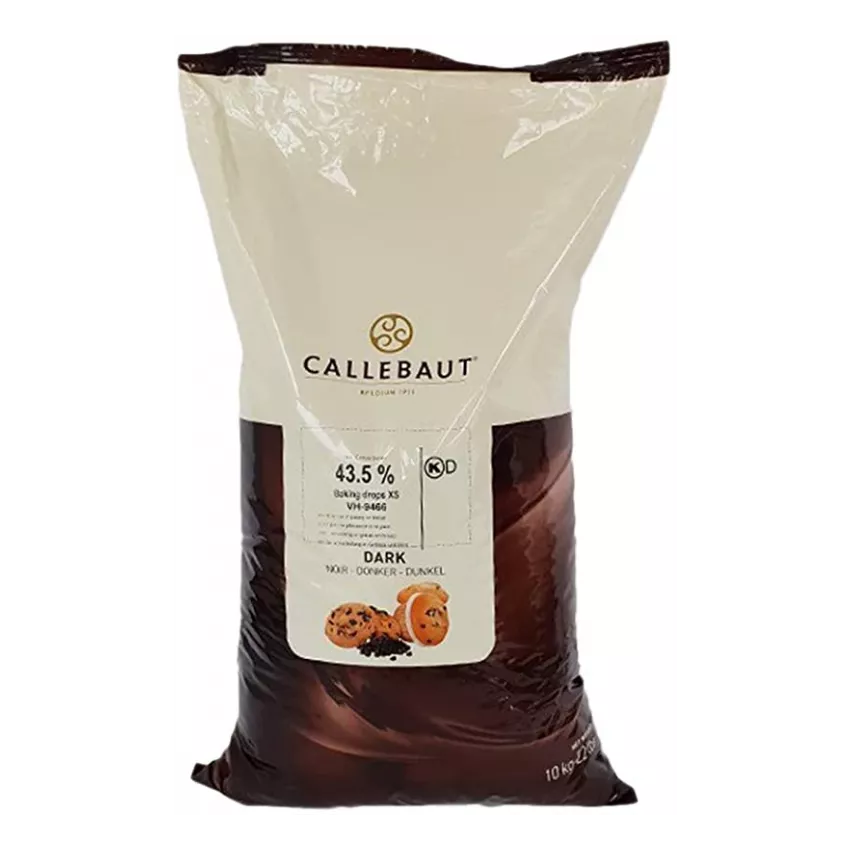 Σοκολάτα μαύρη 43.5% drops 21000CT Barry Callebaut 10kg Σοκολάτα μαύρη 43.5% drops 21000CT Barry Callebaut 10kg
