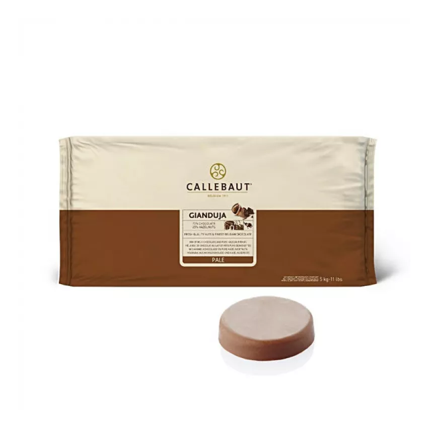 Σοκολάτα γάλακτος με φουντούκια gianduja blocks Barry Callebaut 5kg Σοκολάτα γάλακτος με φουντούκια gianduja blocks Barry Callebaut 5kg