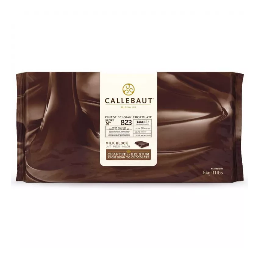 Σοκολάτα κουβερτούρα γάλακτος 33.6% blocks Barry Callebaut 5kg