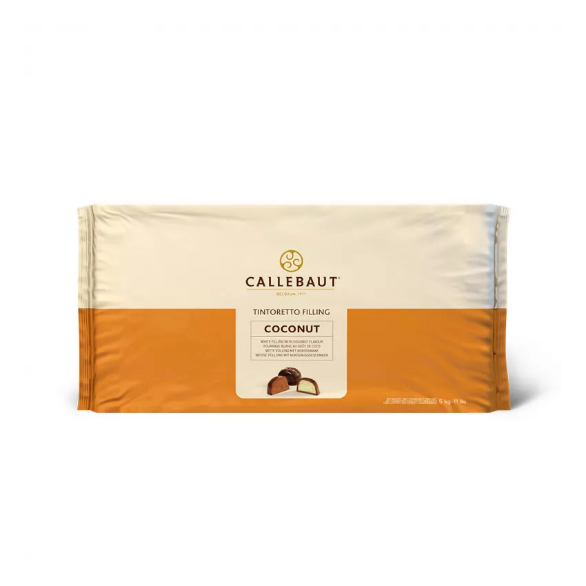 Σοκολάτα με άρωμα καρύδας για γέμιση blocks Barry Callebaut 5kg Σοκολάτα με άρωμα καρύδας για γέμιση blocks Barry Callebaut 5kg