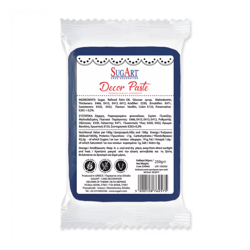 Decor paste navy 1kg Decor paste navy 1kg