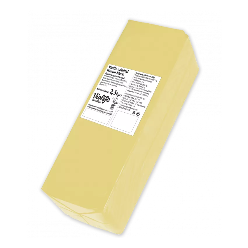 Vegan original τυρί φρατζόλα Violife 2.5kg Vegan original τυρί φρατζόλα Violife 2.5kg