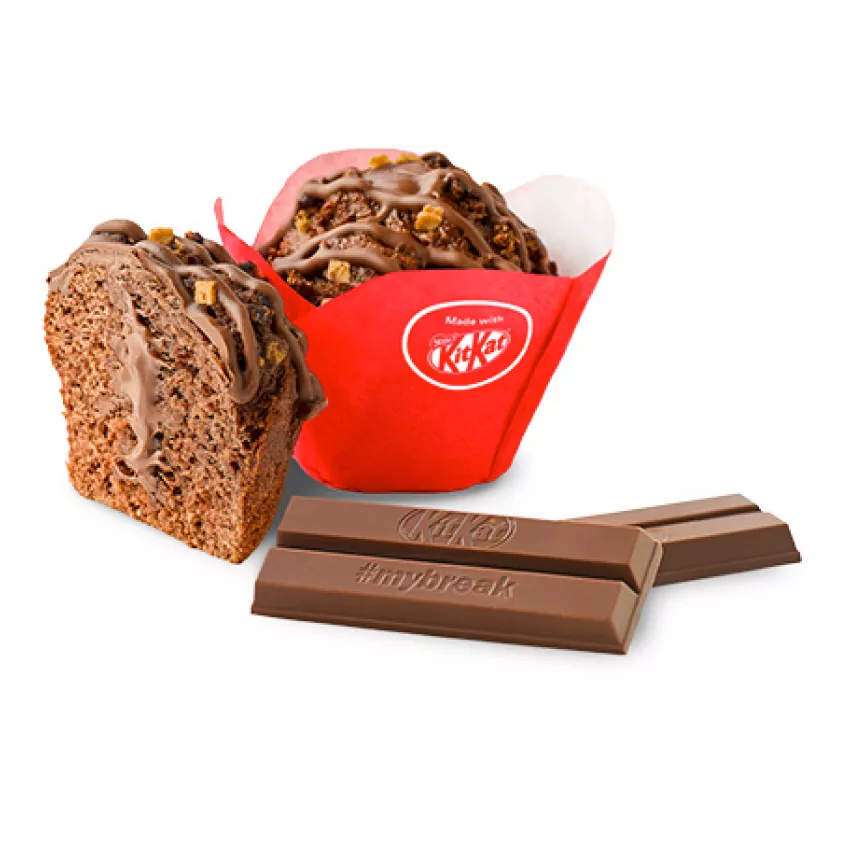 Muffin kit kat Αρτιζάν 15x80gr Muffin kit kat Αρτιζάν 15x80gr