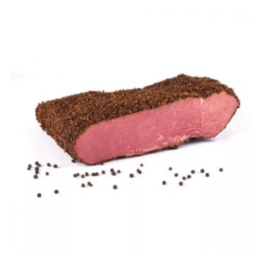 Παστράμι βοδινό με πιπέρι Βελγίου 2.2kg Παστράμι βοδινό με πιπέρι Βελγίου 2.2kg
