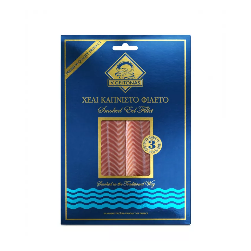 Χέλι καπνιστό φιλέτο (board) 20x100gr Χέλι καπνιστό φιλέτο (board) 20x100gr