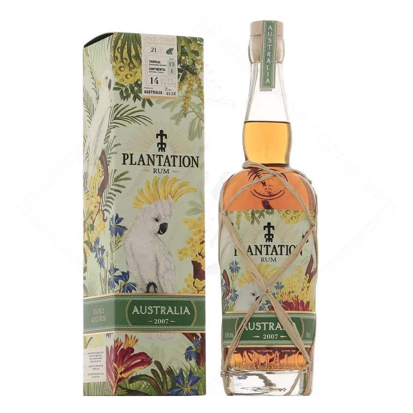 Plantation rhum Australia vint 2007 6x70cl 49.3% Plantation rhum Australia vint 2007 6x70cl 49.3%
