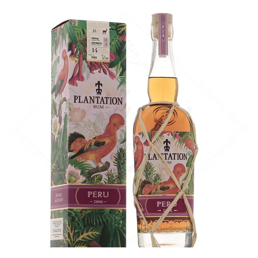 Plantation rhum perou vint 2006 70cl 47.9% Plantation rhum perou vint 2006 70cl 47.9%