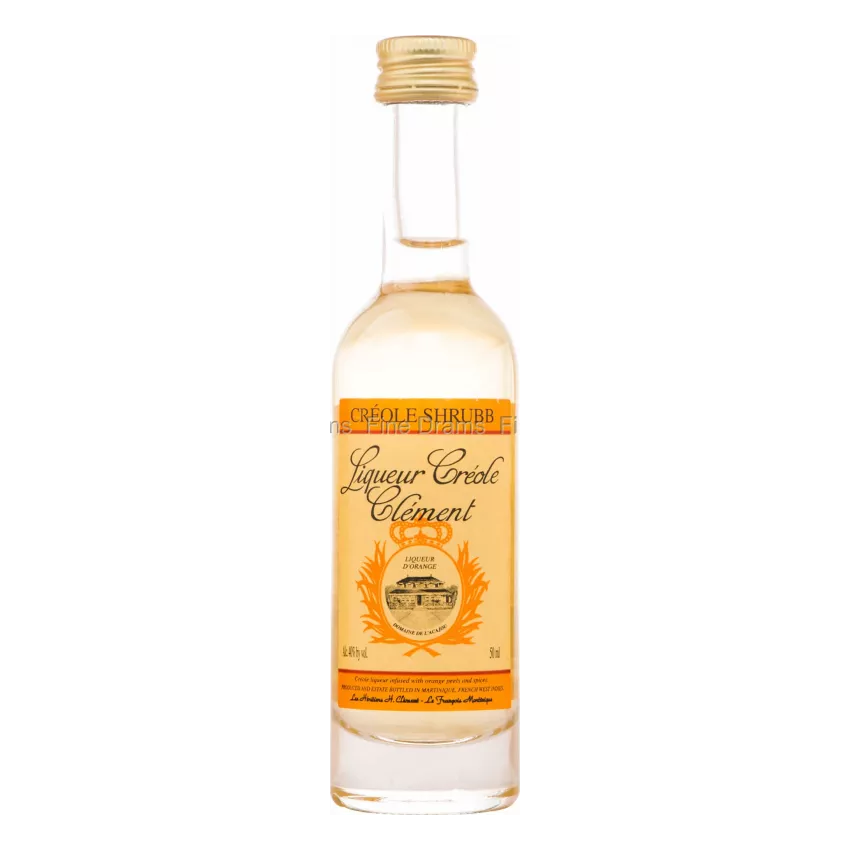 Clement Creole Shrubb rum miniature 5cl 40% Clement Creole Shrubb rum miniature 5cl 40%