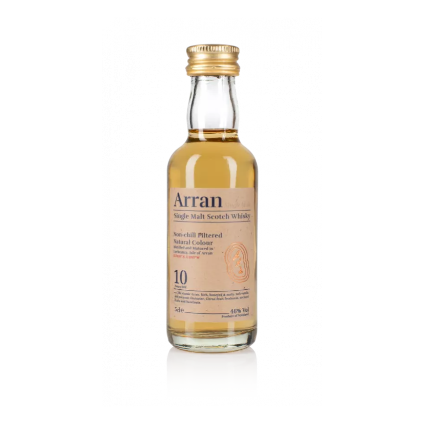 Arran malt 10 years old miniature 5cl 46% Arran malt 10 years old miniature 5cl 46%