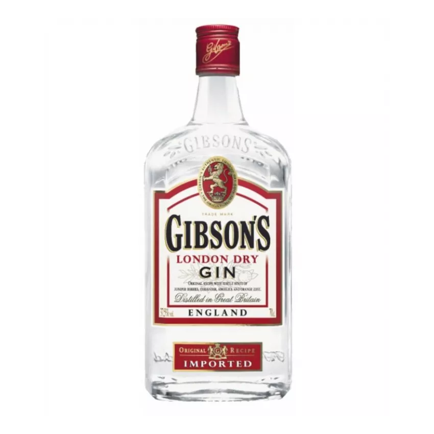Gibson's london dry gin 6x70cl 37.5% Gibson's london dry gin 6x70cl 37.5%