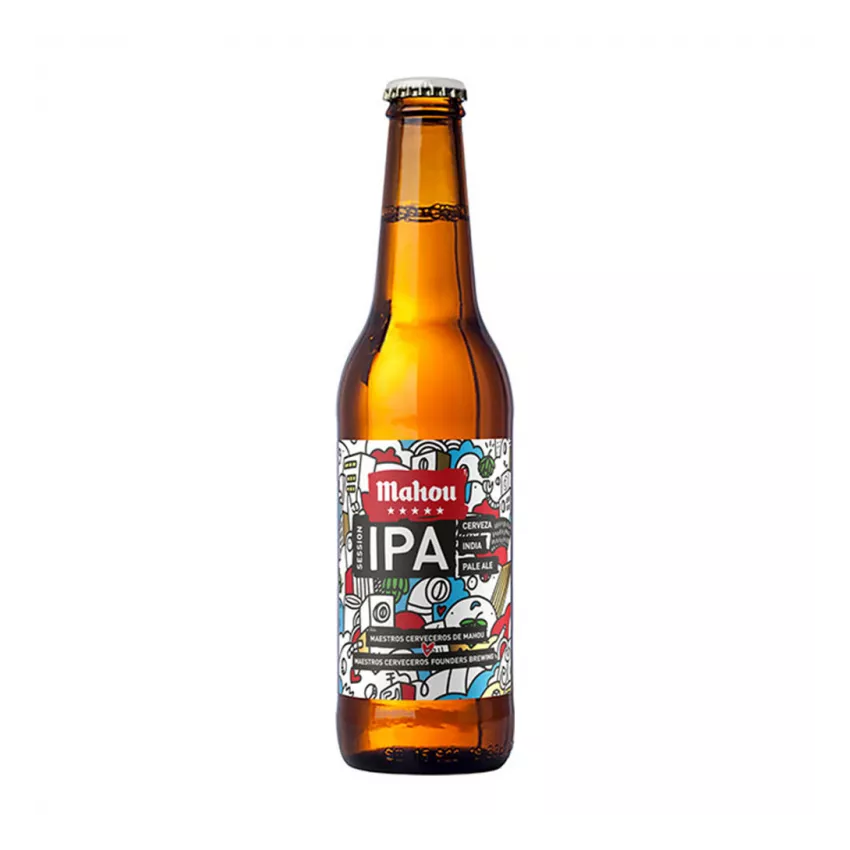 Mahou 5 estrellas ipa - φιάλη 330ml 4.5% Mahou 5 estrellas ipa - φιάλη 330ml 4.5%