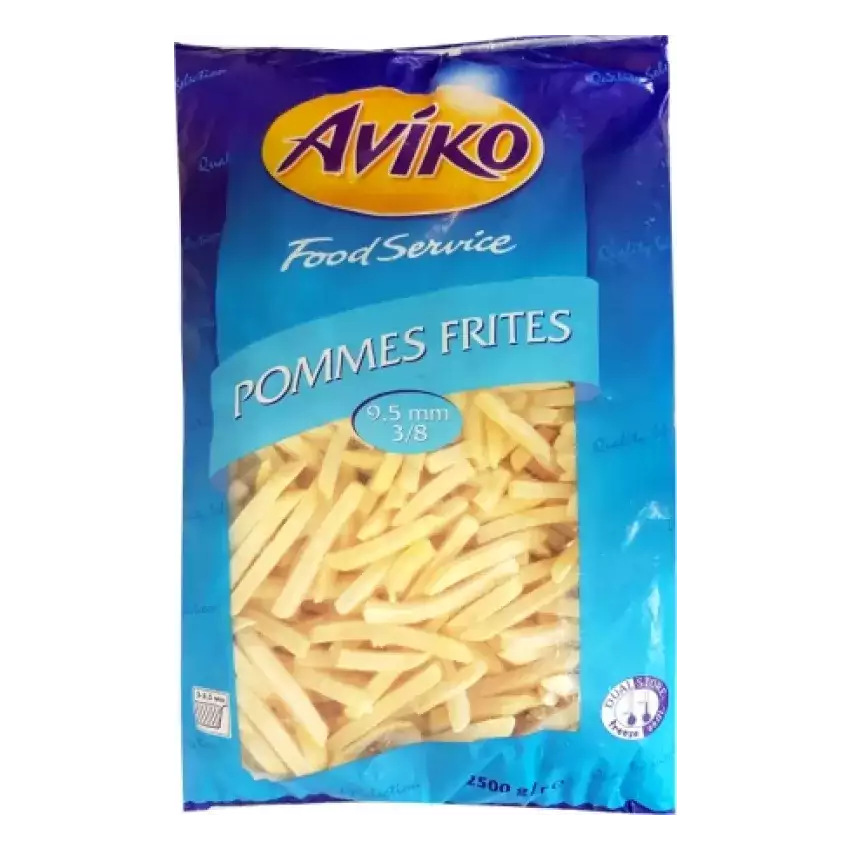 Aviko προτηγανισμένες πατάτες 9.5X9.5 2.5kg Aviko προτηγανισμένες πατάτες 9.5X9.5 2.5kg