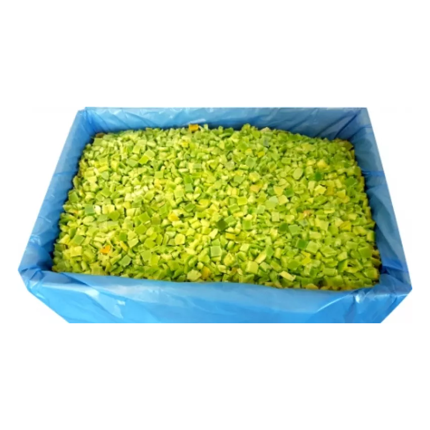 Πιπεριά πράσινη κύβος IQF 10kg