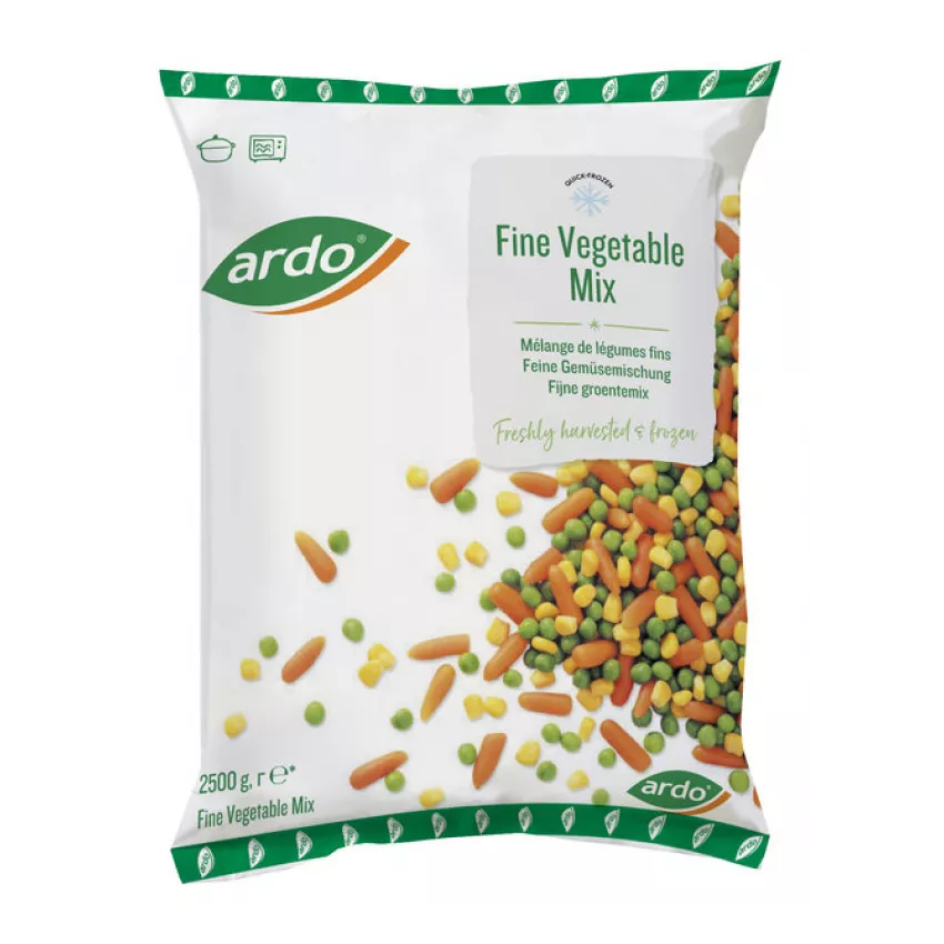 Μείγμα λαχανικών 5 είδη IQF Ardo 2.5kg Μείγμα λαχανικών 5 είδη IQF Ardo 2.5kg