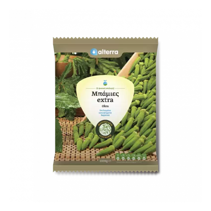 Μπάμια extra IQF 0,75kg Μπάμια extra IQF 0,75kg