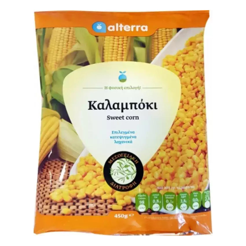 Καλαμπόκι κόκκοι IQF 450gr Καλαμπόκι κόκκοι IQF 450gr