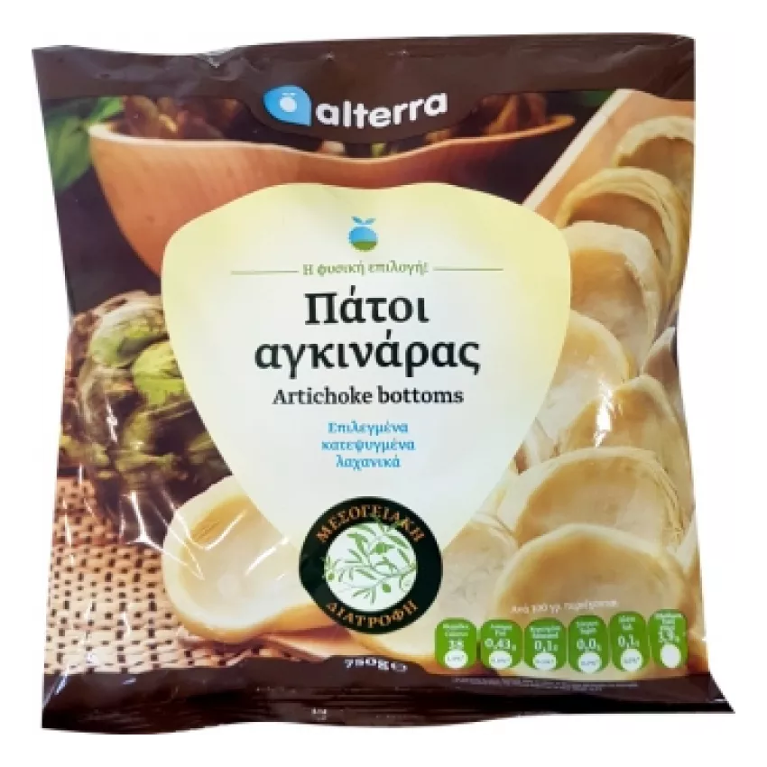 Πάτοι αγκινάρας IQF 750gr Πάτοι αγκινάρας IQF 750gr