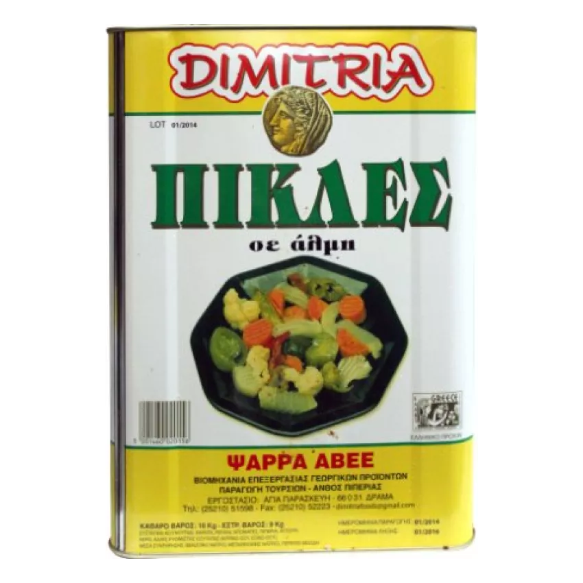 Πίκλες Dimitria 17kg Πίκλες Dimitria 17kg