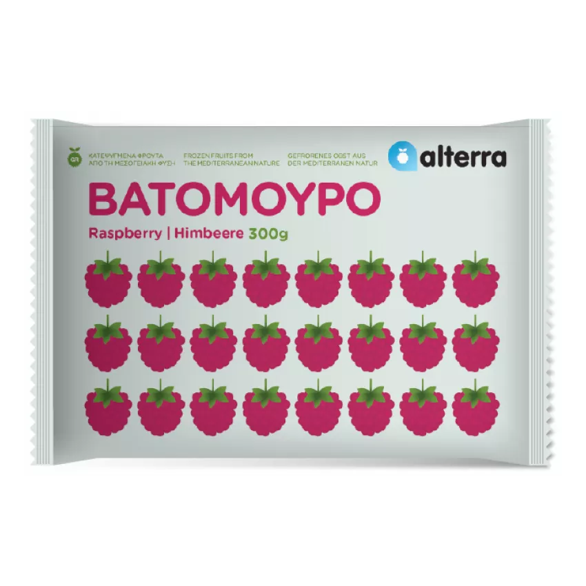 Βατόμουρο κόκκινο ολόκληρο IQF 300gr Βατόμουρο κόκκινο ολόκληρο IQF 300gr