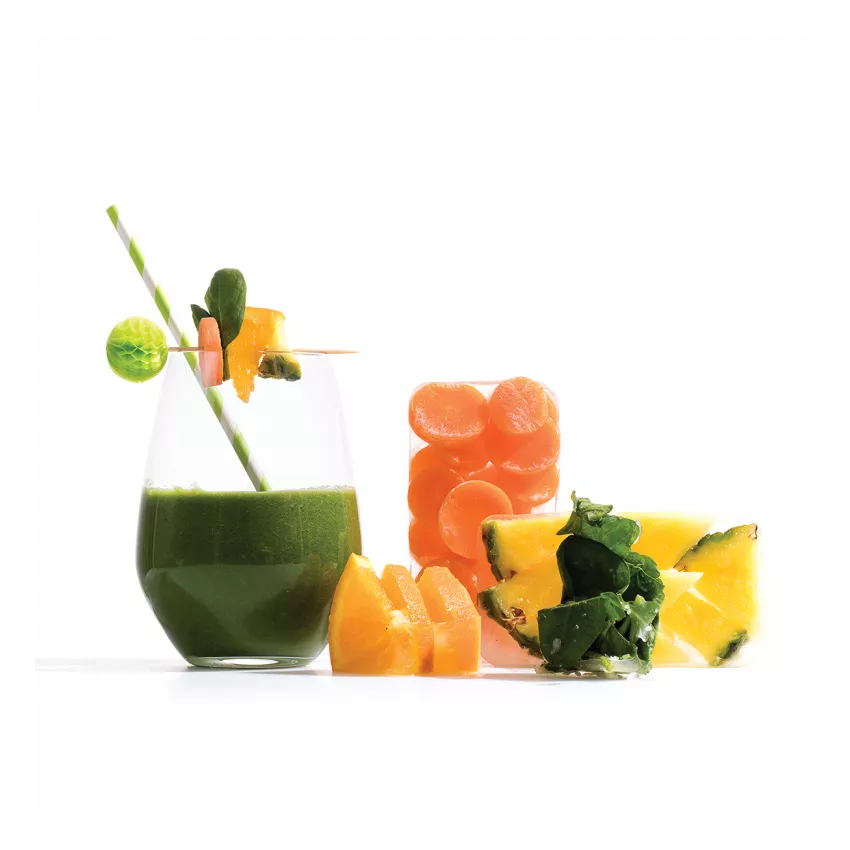 Smoothies-green freak (σπανάκι, καρότο, πορτοκάλι, ανανάς) IQF 140gr Smoothies-green freak (σπανάκι, καρότο, πορτοκάλι, ανανάς) IQF 140gr