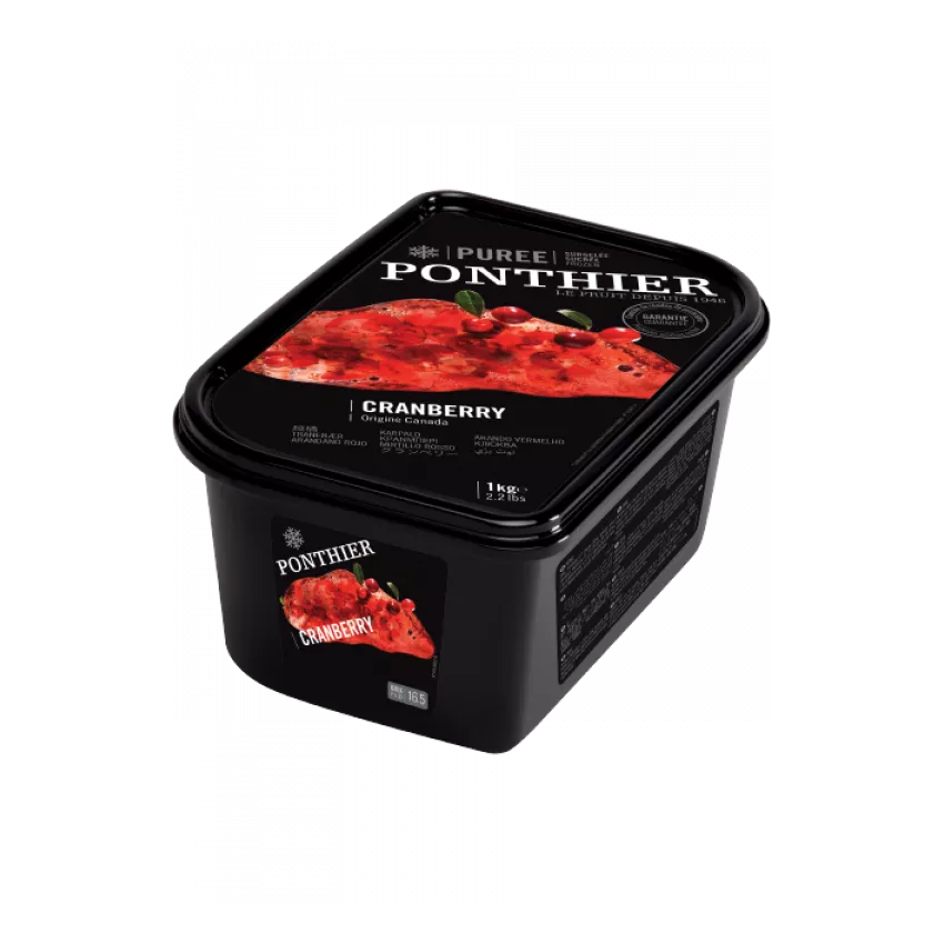 Πουρές φρούτου cranberry Ponthier 1kg Πουρές φρούτου cranberry Ponthier 1kg