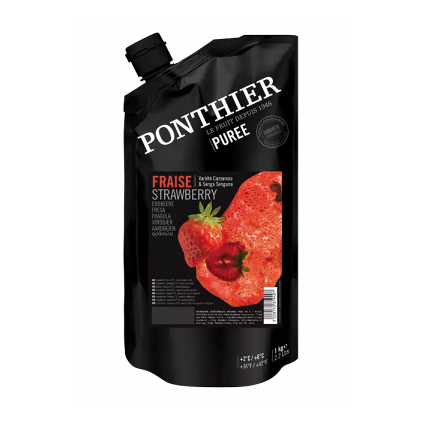 Πουρές φρούτου φράουλα συντήρησης Ponthier 1kg Πουρές φρούτου φράουλα συντήρησης Ponthier 1kg