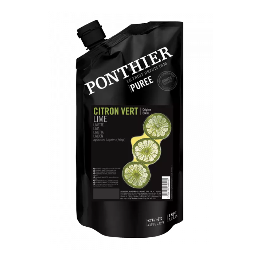 Πουρές φρούτου lime συντήρησης Ponthier 1kg Πουρές φρούτου lime συντήρησης Ponthier 1kg