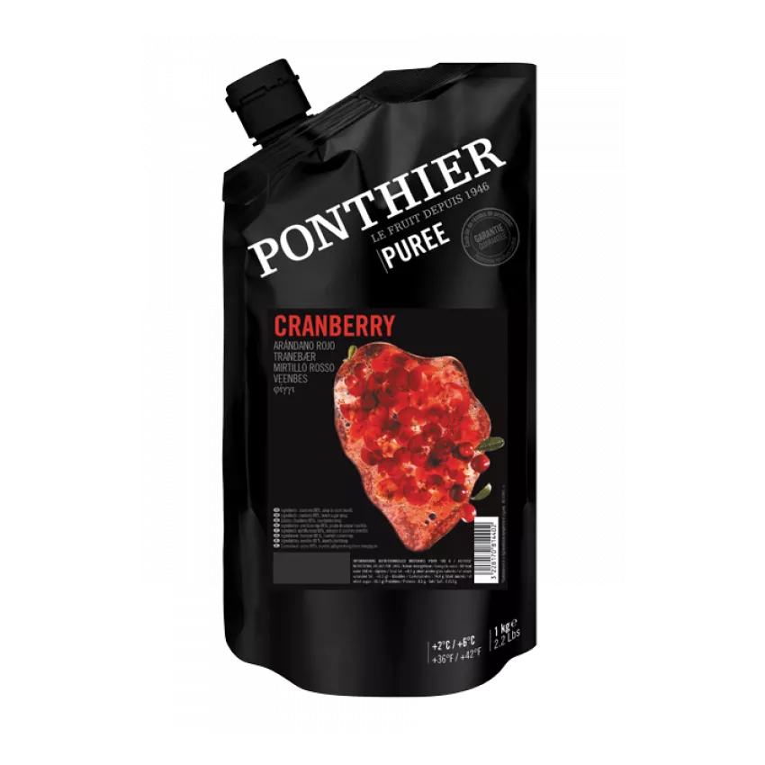 Πουρές φρούτου cranberry συντήρησης Ponthier 1kg Πουρές φρούτου cranberry συντήρησης Ponthier 1kg