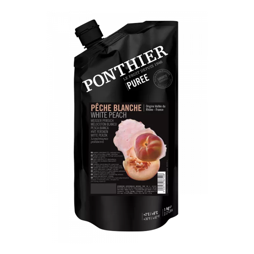 Πουρές φρούτου λευκόσαρκο ροδάκινο Ponthier 1kg Πουρές φρούτου λευκόσαρκο ροδάκινο Ponthier 1kg