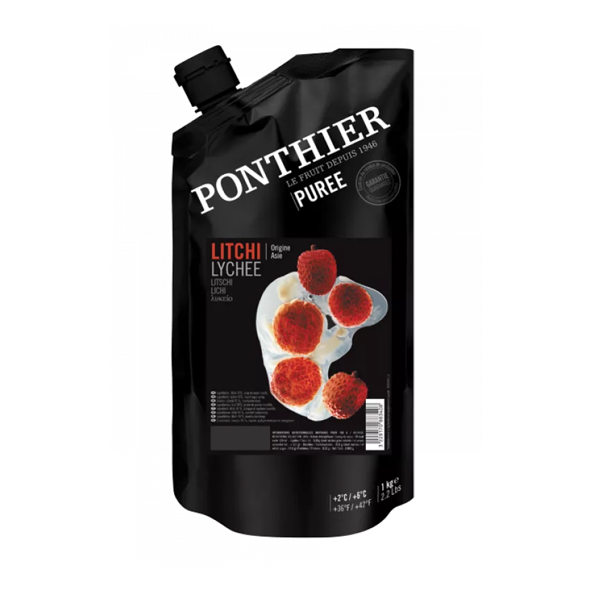 Πουρές φρούτου lychee Ponthier 1kg Πουρές φρούτου lychee Ponthier 1kg
