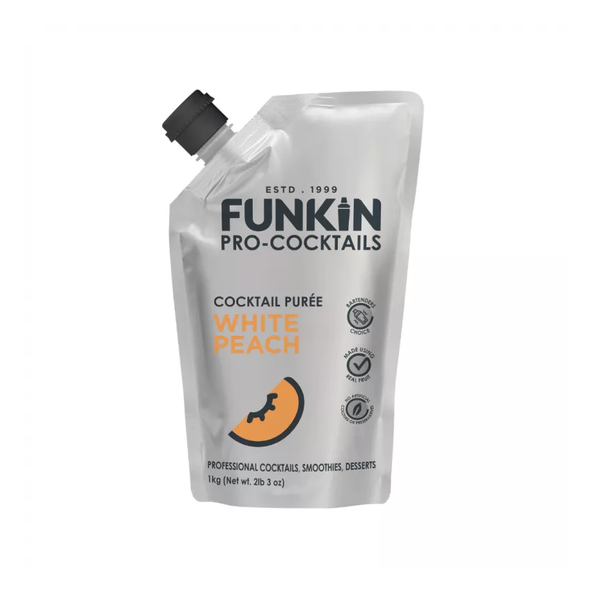 Πουρές λευκό ροδάκινο Funkin 1kg Πουρές λευκό ροδάκινο Funkin 1kg