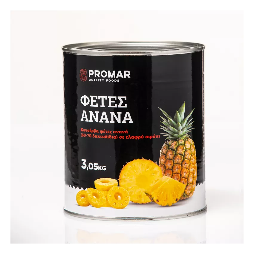 Κομπόστα ανανάς ροδέλες Promar 3.05kg Κομπόστα ανανάς ροδέλες Promar 3.05kg