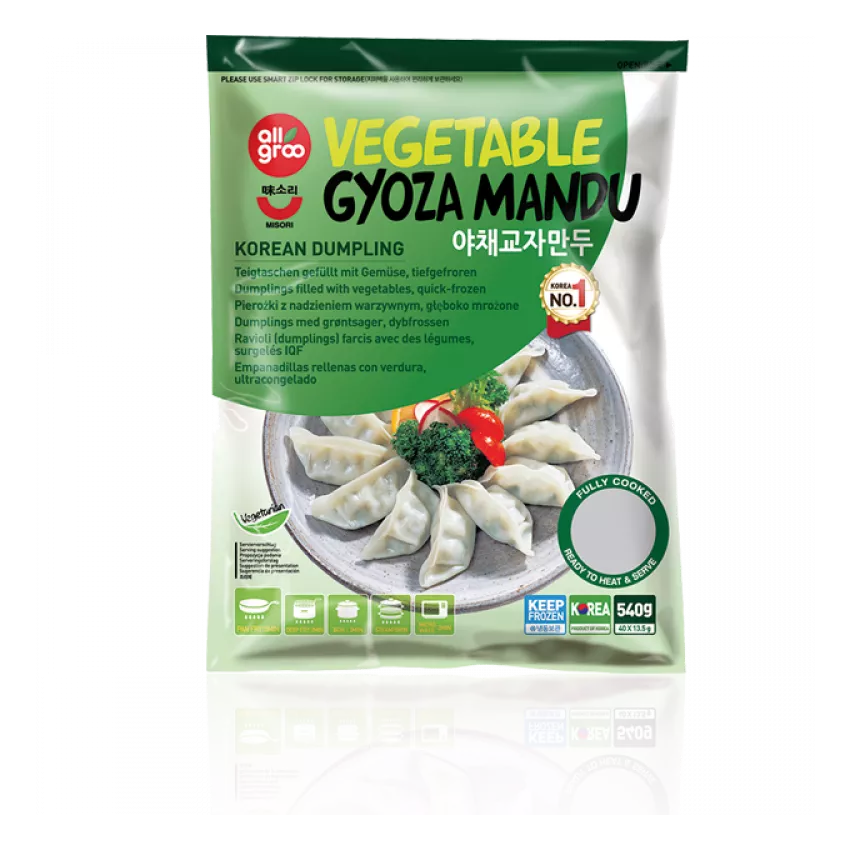 Gyoza dumpling with vegetable Allgroo 540gr Gyoza dumpling with vegetable Allgroo 540gr