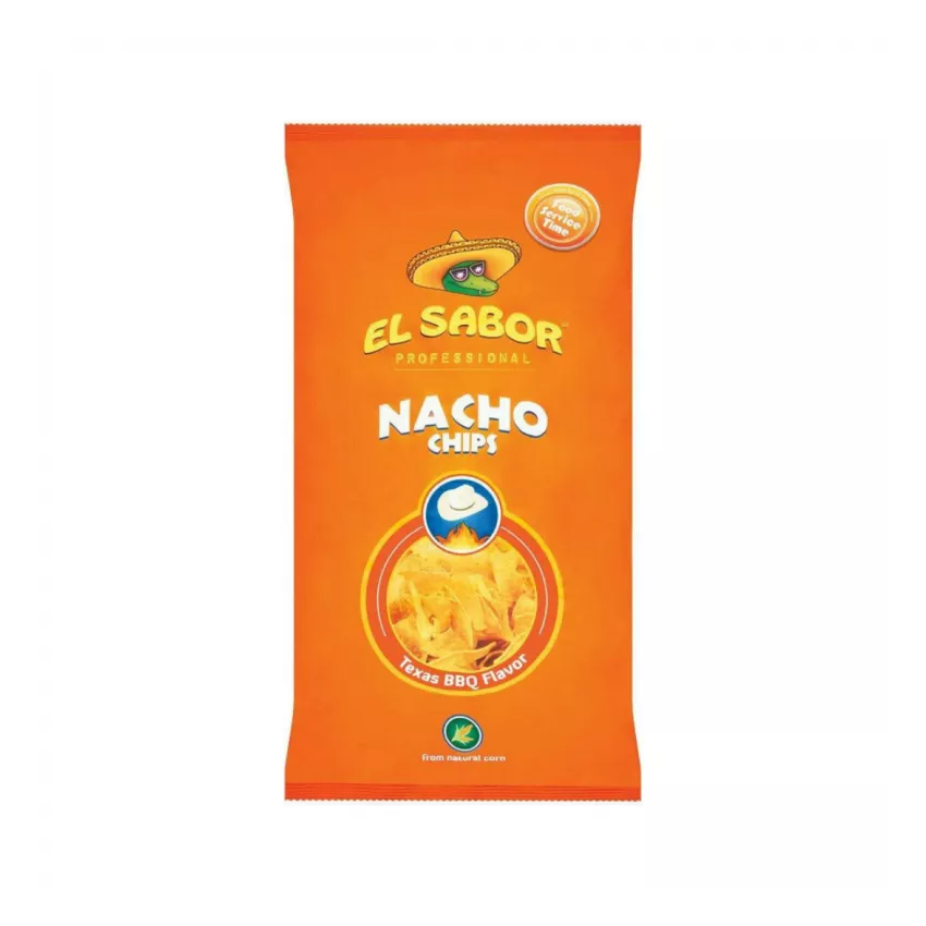 Nacho chips bbq El Sabor 12pcs Nacho chips bbq El Sabor 12pcs